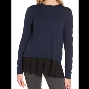 CHELSEA28 crew neck cashmere blend sweater